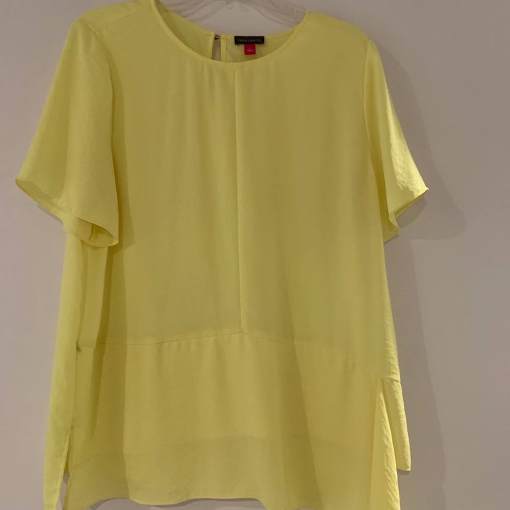 Vince Camuto Yellow Tunic